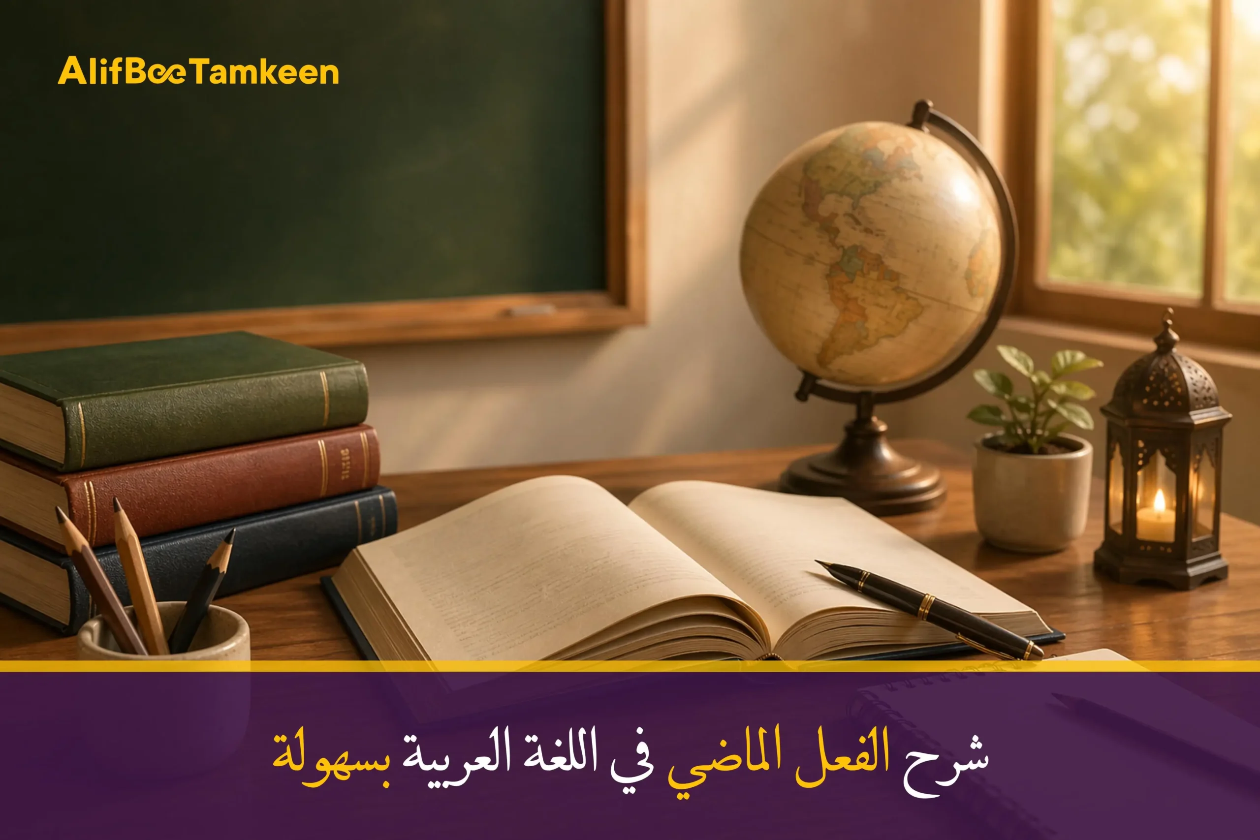 شرح الفعل الماضي في اللغة العربية بسهولة