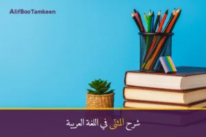 شرح المثنى في اللغة العربية